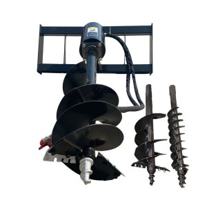 Skid Steer Hydraulic Auger with 3 bits-SSECAG-Y
