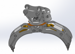 Hydraulic rotation  LOG GRAPPLE